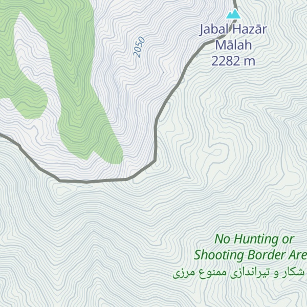 Map of Kūh-e Hazār Māleh