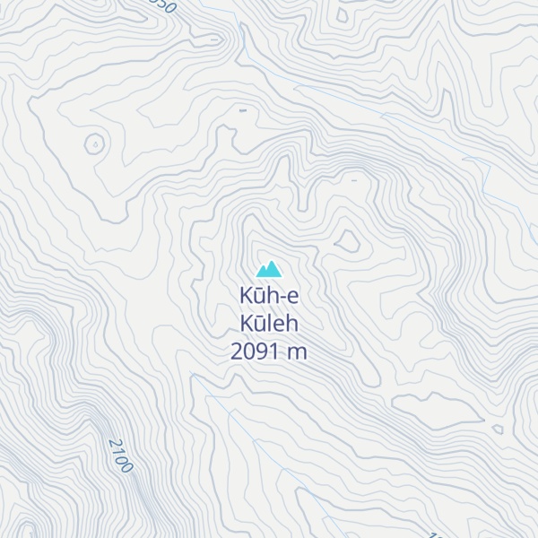 Map of Kūh-e Kūleh