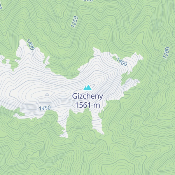Map of Gizcheny