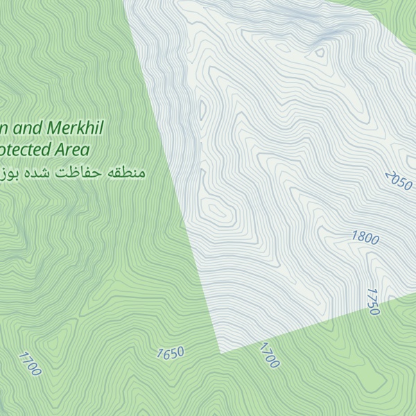 Map of Kūh-e Māsān Bānīyeh