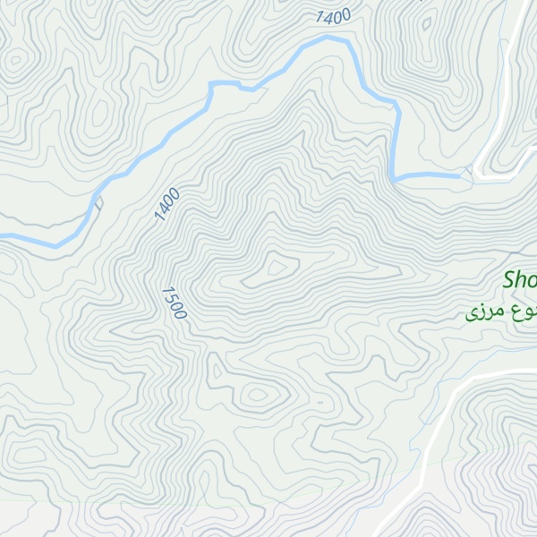 Map of Kūh-e Seh Nez̧āreh