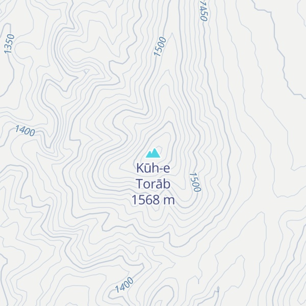 Map of Kūh-e Torāb