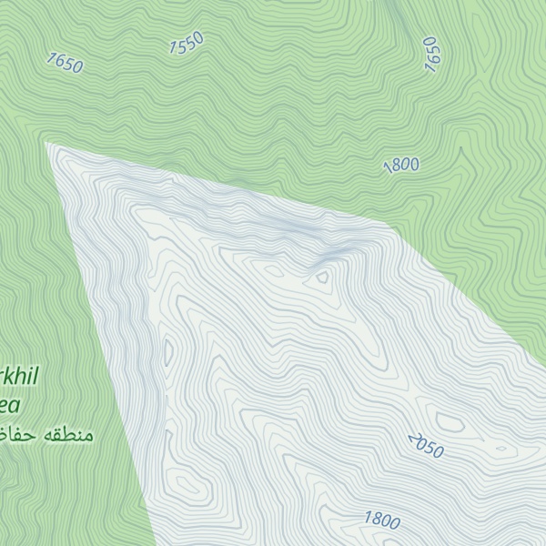 Map of Kūh-e Zardū’ī