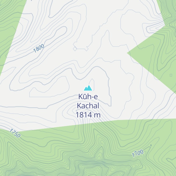 Map of Kūh-e Kachal