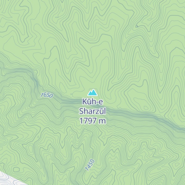 Map of Kūh-e Sharzūl