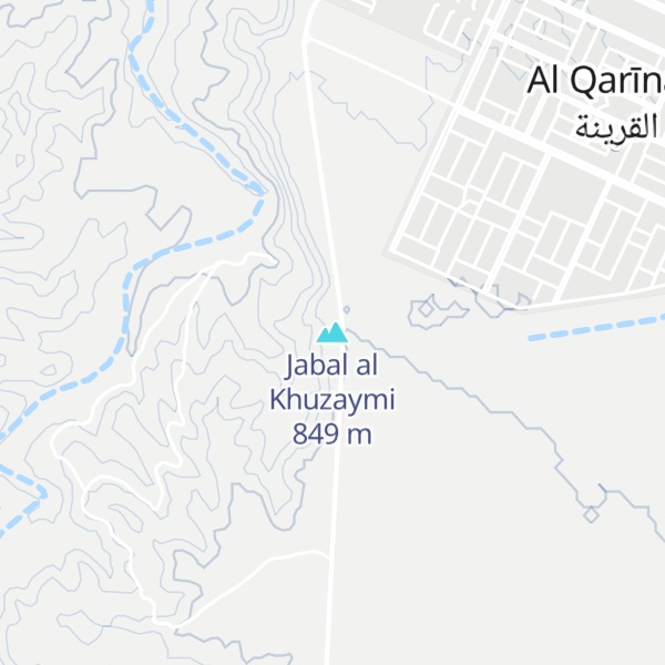 Map of Jabal al Khuzaymi