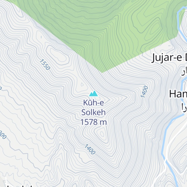 Map of Kūh-e Solkeh