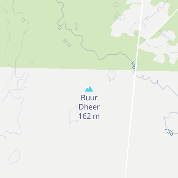 Map of Buur Dheer