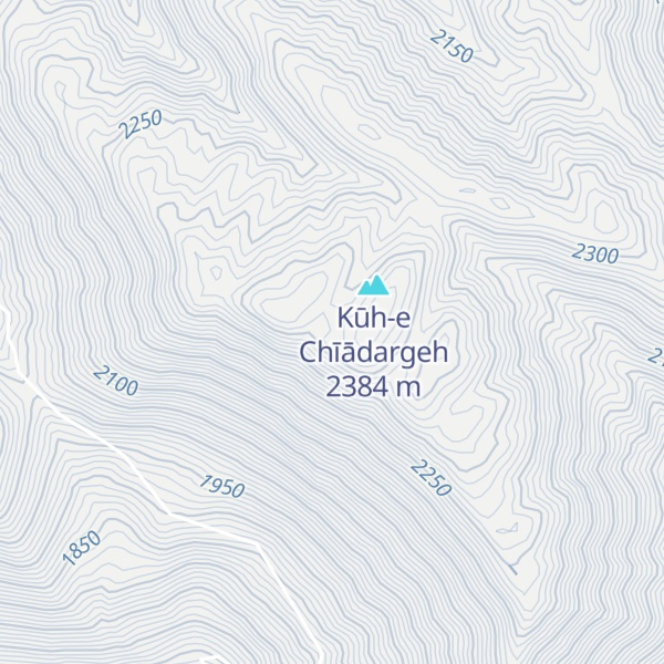 Map of Kūh-e Gūvarā