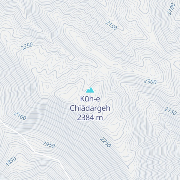 Map of Kūh-e Chīādargeh