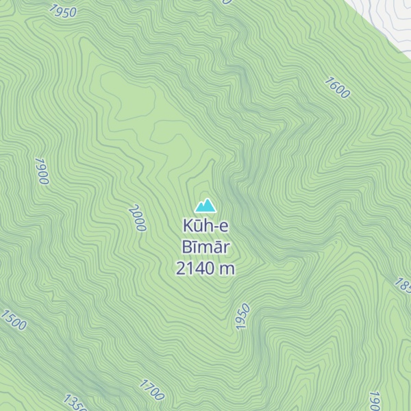 Map of Kūh-e Bīmār