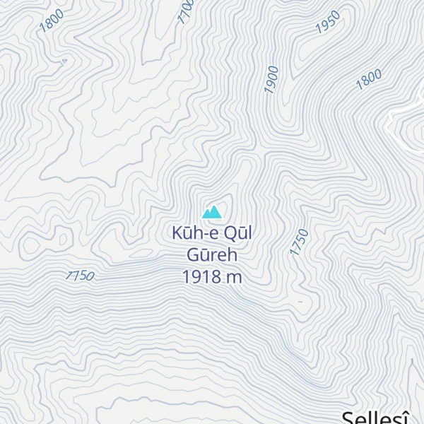 Map of Kūh-e Qūl Gūreh