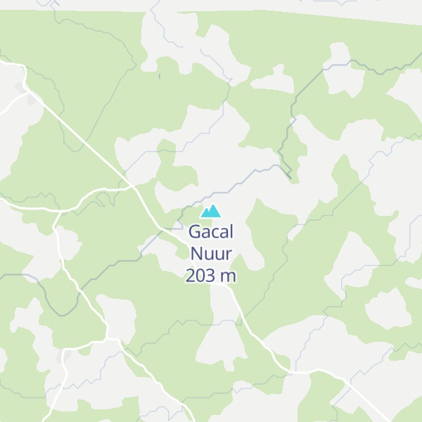 Map of Gacal Nuur