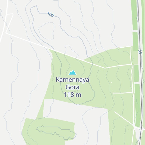 Map of Kamennaya Gora