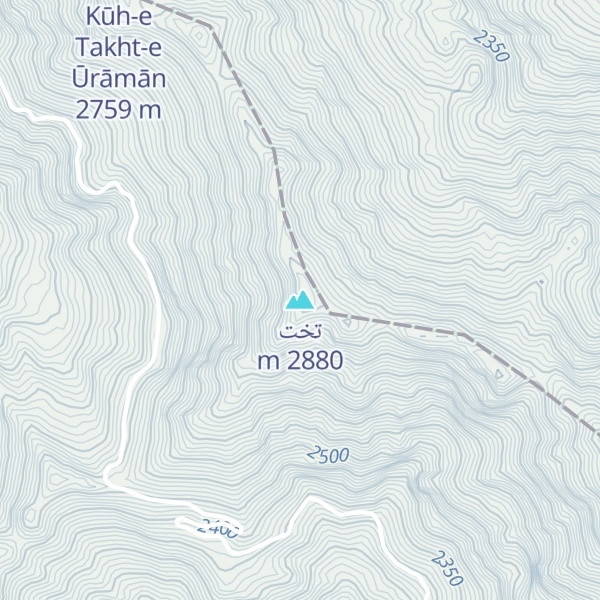 Map of تخت