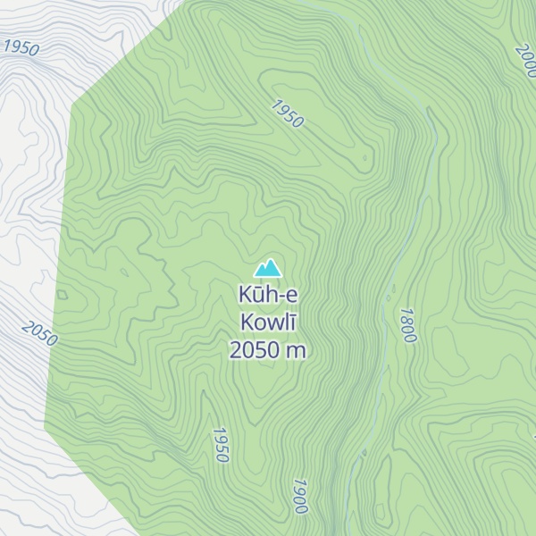 Map of Kūh-e Kowlī