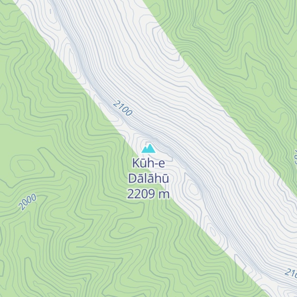 Map of Kūh-e Dālāhū