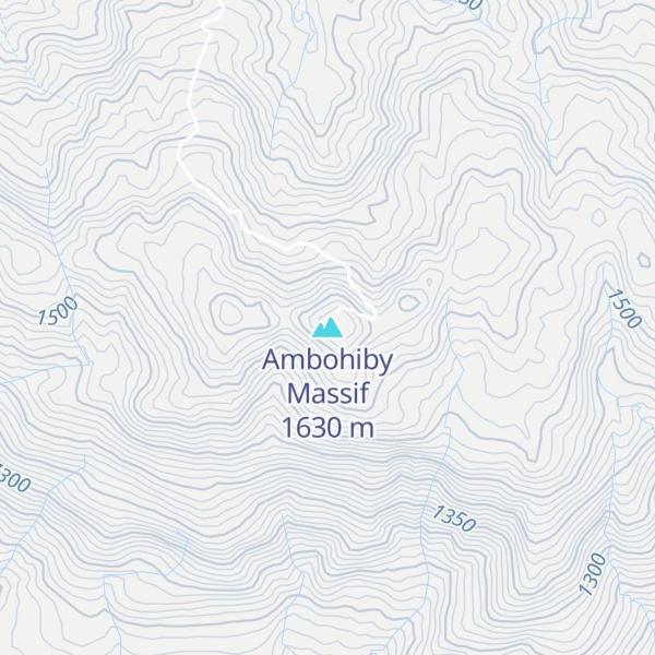 Map of Ambohiby Massif