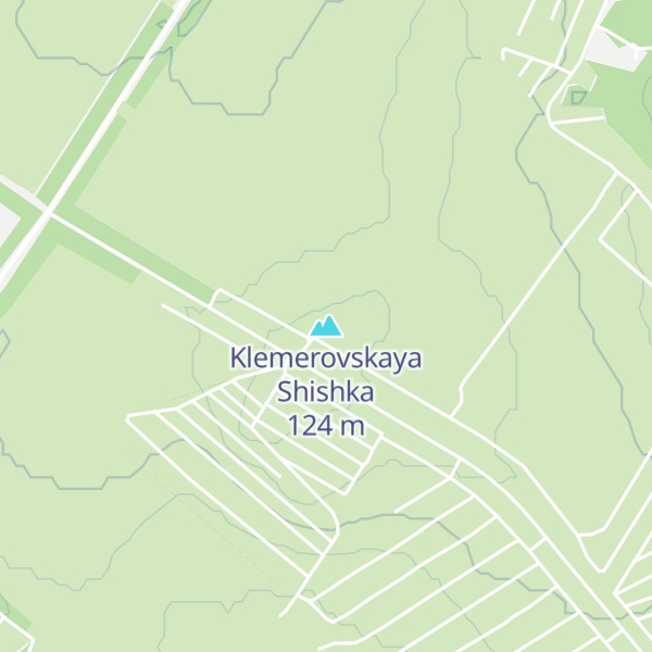 Map of Klemerovskaya Shishka
