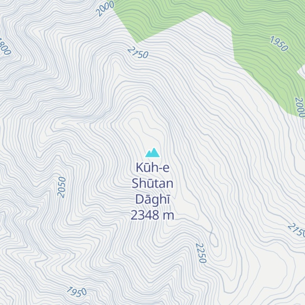 Map of Kūh-e Shūtan Dāghī