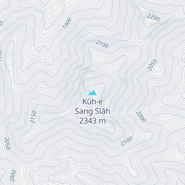 Map of Kūh-e Sang Sīāh