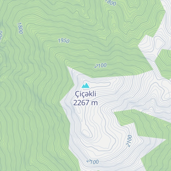 Map of Çiçəkli