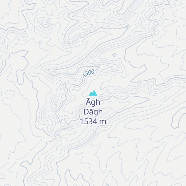 Map of Āgh Dāgh
