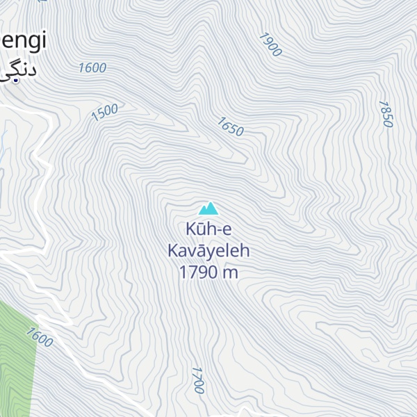 Map of Kūh-e Kavāyeleh