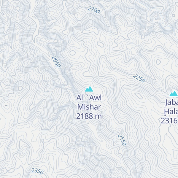 Map of Al `Awl Mishar
