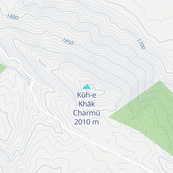 Map of Kūh-e Khāk Charmū