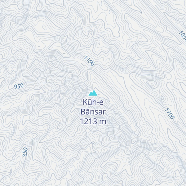 Map of Kūh-e Bānsar