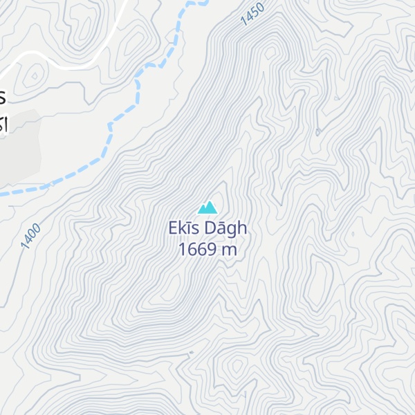 Map of Ekīs Dāgh