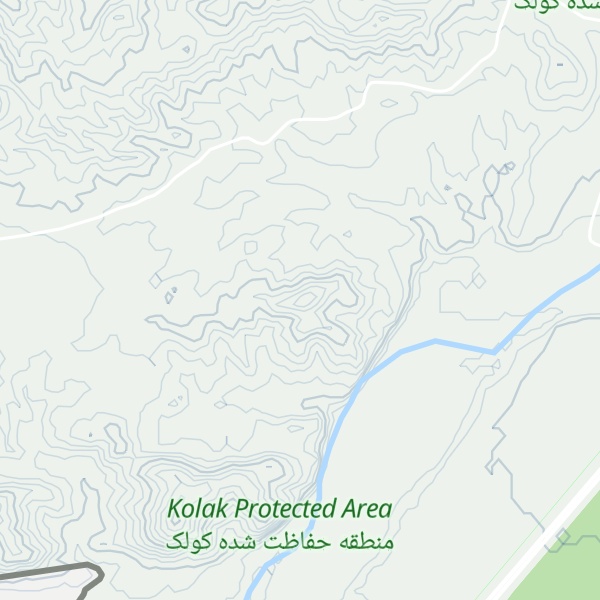 Map of Kūh-e Kalleh Qandī