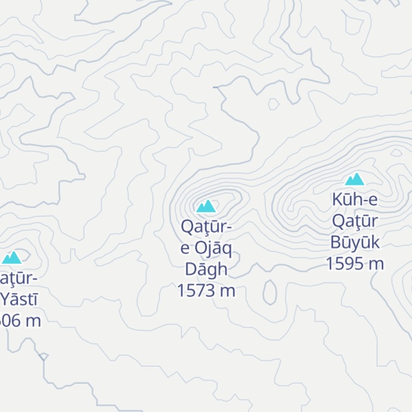 Map of Qaţūr-e Ojāq Dāgh
