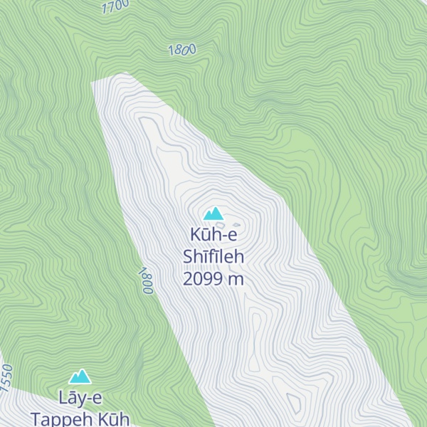 Map of Kūh-e Shīfīleh