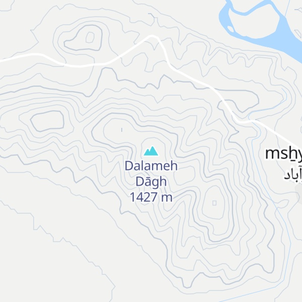 Map of Dalameh Dāgh