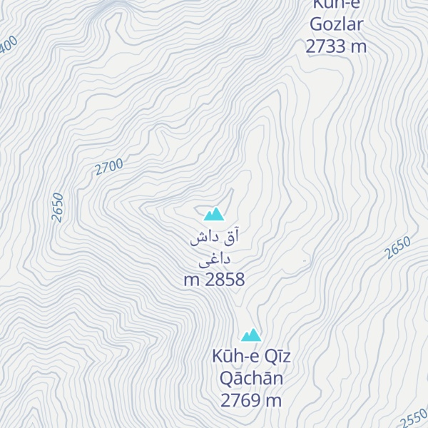 Map of آق داش داغی