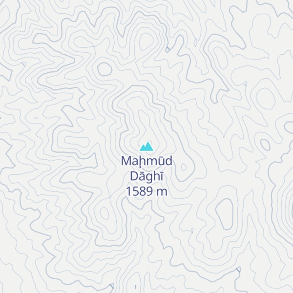 Map of Maḩmūd Dāghī