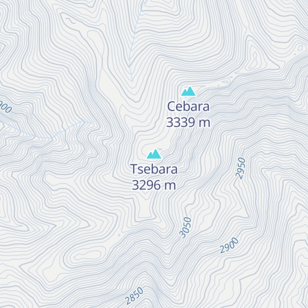 Map of Tsebara