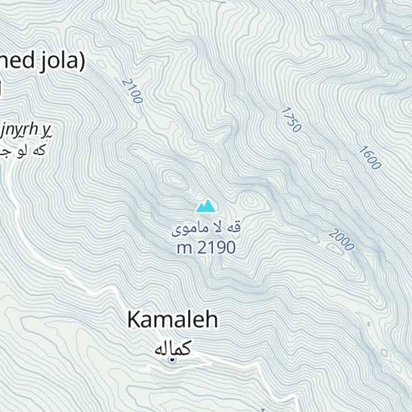 Map of قه لا ماموی