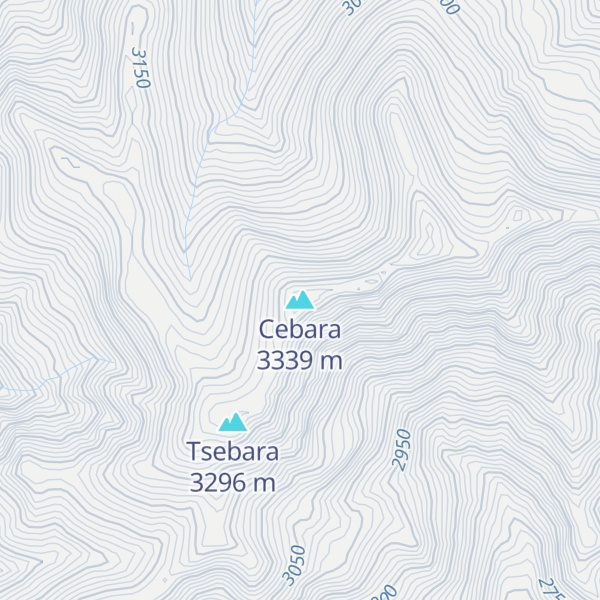 Map of Cebara