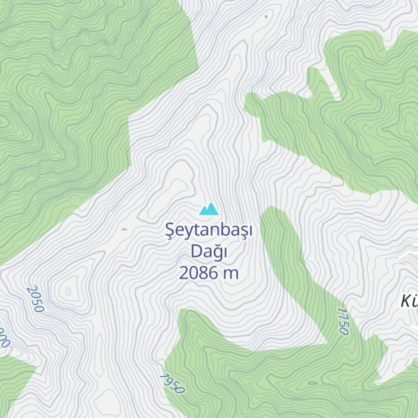 Map of Şeytanbaşı Dağı