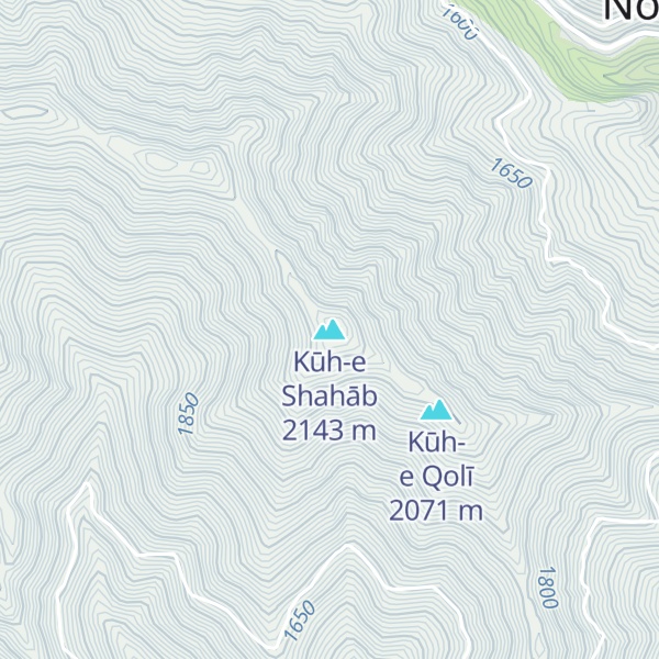 Map of Kūh-e Shahāb