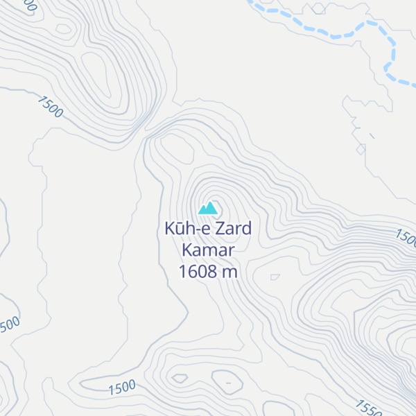 Map of Kūh-e Zard Kamar