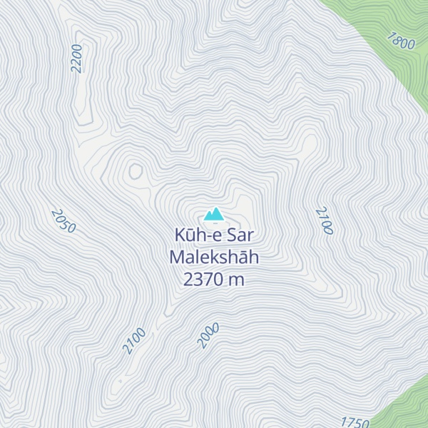 Map of Kūh-e Sar Malekshāh