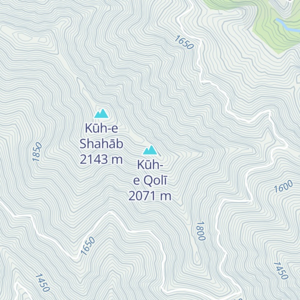Map of Kūh-e Qolī