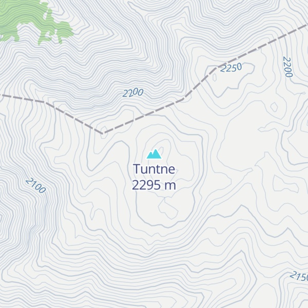 Map of Tuntne