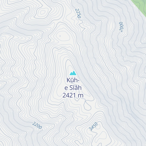 Map of Kūh-e Sīāh