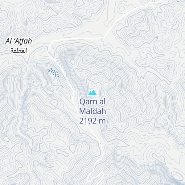 Map of Qarn al Maldah