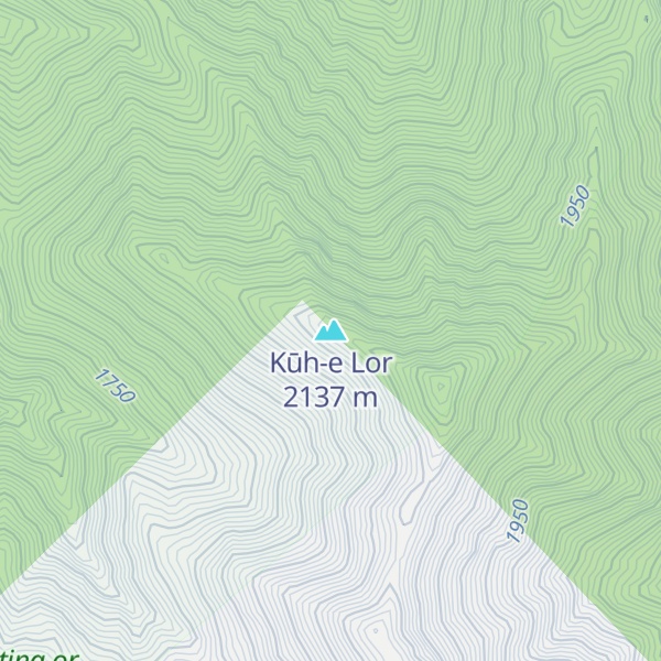 Map of Kūh-e Lor